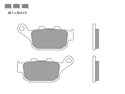 SET PASTIGLIE FRENO POSTERIORE BREMBO HONDA CBR 650 R 2019-2022