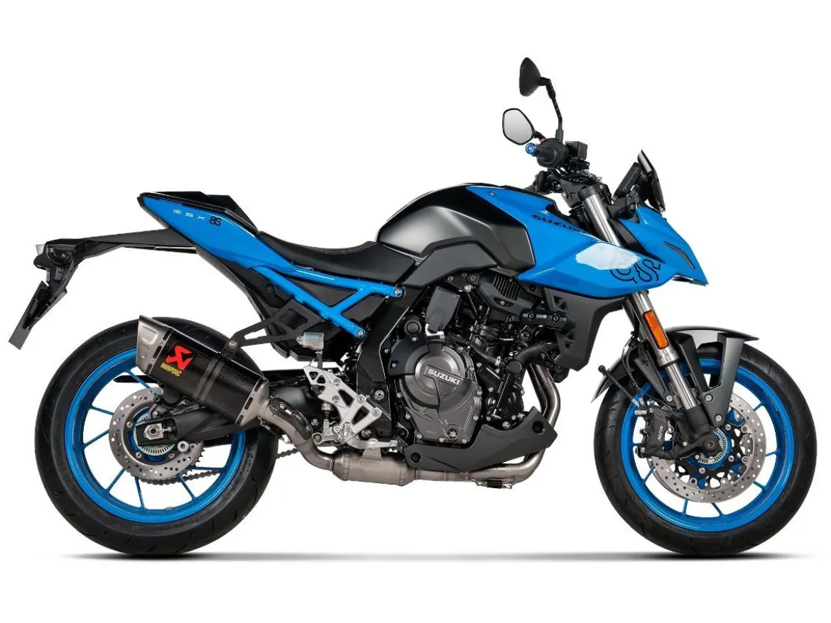 STAFFA ALLUMINIO SUPPORTO TERMINALE AKRAPOVIC SUZUKI GSX-8S / R 2022-2026