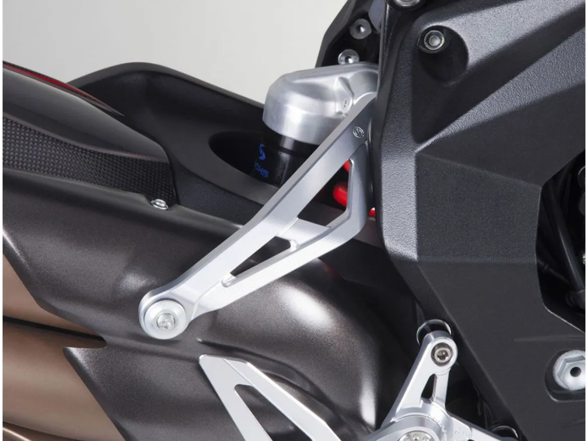 STAFFA SUPPORTO SILENZIATORI ALLUMINIO MOTOCORSE MV AGUSTA BRUTALE 800 RR 2017-21