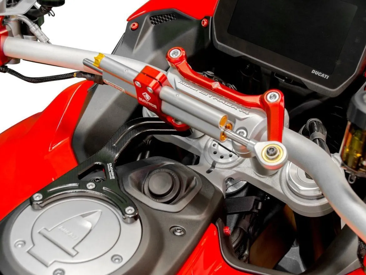 SUPPORTO AMMORTIZZATORE DI STERZO DBK DUCATI MULTISTRADA V4 RS 2024