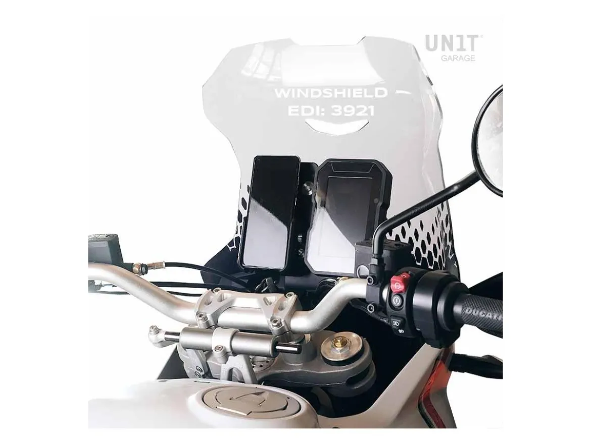 SUPPORTO GPS UNIT GARAGE DUCATI DESERT X / RALLY 2022-2024