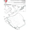 SUPPORTO SCARICO DBK DUCATI SCRAMBLER CAFE' RACER