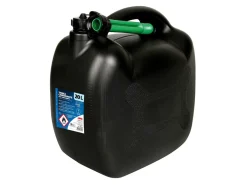 TANICA BENZINA CARBURANTE MISCELA 20 LT CON TRAVASATORE LAMPA