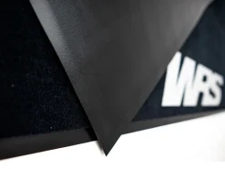 TAPPETO MOTO RETTANGOLARE ORIGINALE WRS CON LOGO E LINEA GIALLA