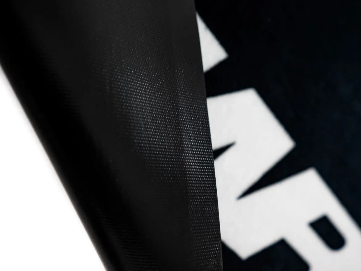 TAPPETO MOTO RETTANGOLARE ORIGINALE WRS CON LOGO E LINEA GIALLA