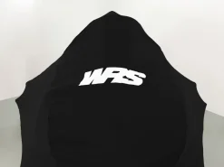 TELO COPRIMOTO NERO CON LOGO BIANCO WRS UNIVERSALE