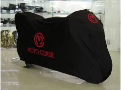 TELO COPRIMOTO NERO CON LOGO MOTOCORSE MV AGUSTA F4 1000 MT TAMBURINI 2004-2005