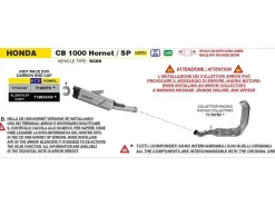 TERMINALE INDY RACE EVO TITANIO-CARBY ARROW HONDA CB 1000 HORNET / SP 2025