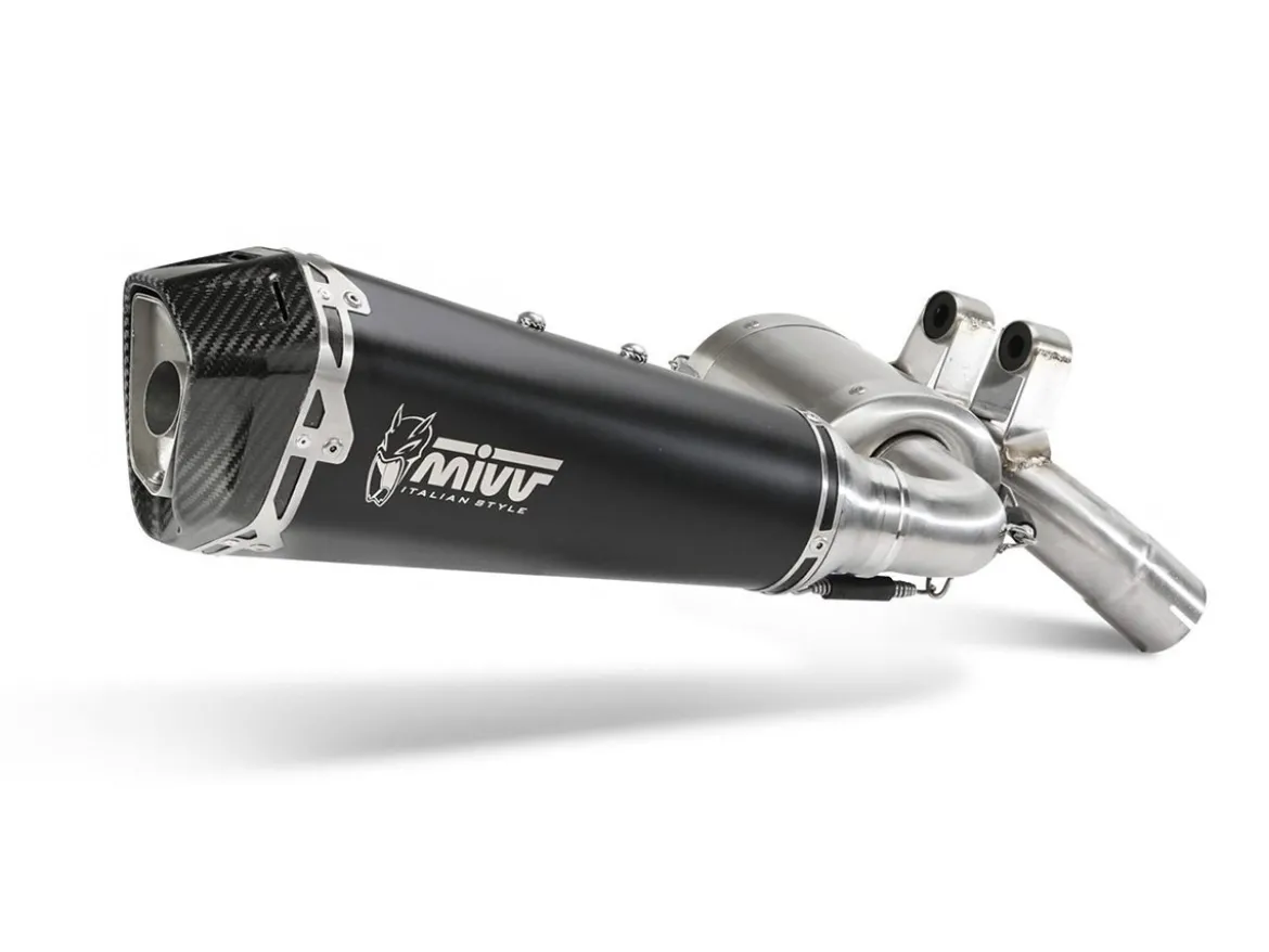 TERMINALE MIVV DELTA RACE INOX NERO BMW F 900 R 2020-2025