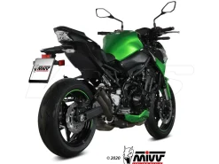 TERMINALE MIVV DOUBLE GUN ACCIAIO INOX NERO KAWASAKI Z 900 2020-2024