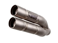 TERMINALE MIVV DOUBLE GUN TITANIO KAWASAKI Z 900 A2 2017-2025