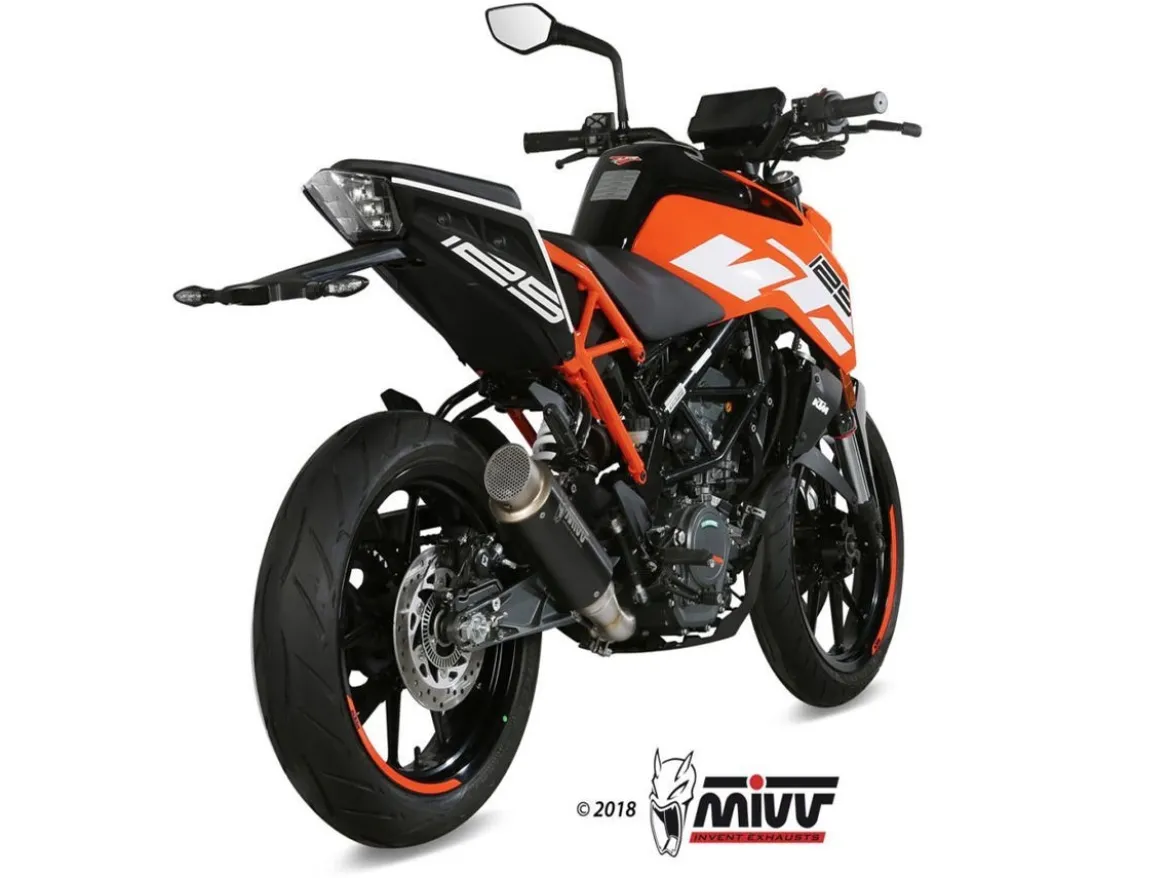 TERMINALE MIVV GP PRO INOX NERO KTM 125 DUKE 2017-2020