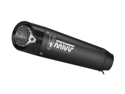 TERMINALE MIVV X-M5 ACCIAIO INOX NERO TRIUMPH STREET TRIPLE 765 R / RS / S 2017-2022