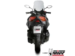 TERMINALE MOVER ACCIAIO INOX VERNICIATO NERO MIVV YAMAHA 300 TRICITY 2021-2024