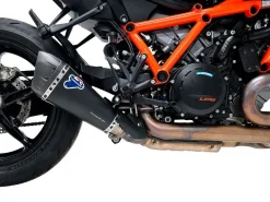 TERMINALE OMOLOGATO EU5+ TITANIO NERO TERMIGNONI KTMÂ SUPER DUKE 1390 R 2024-2025