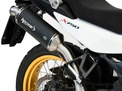 TERMINALE SCARICO ALTO SP-2 SHORT BLACK TITANIUM HP CORSE HONDA TRANSALP XL 750 2023-2025