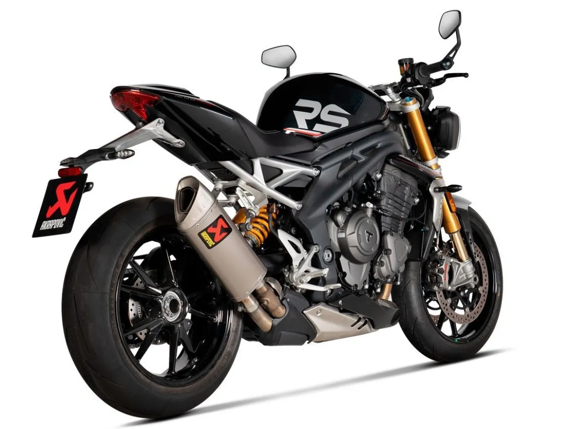 TERMINALE SCARICO TITANIO AKRAPOVIC TRIUMPH SPEED TRIPLE 1200 RS / RR 2020-2024