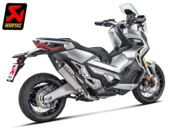 TERMINALE SLIP ON AKRAPOVIC TITANIO CARBONIO OMOLOGATO HONDA X-ADV 750 2017-2024