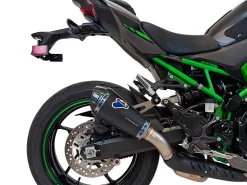 TERMINALE SLIP ON TERMIGNONI CONICAL HEB TITANIO NERO FONDELLO CARBONIO