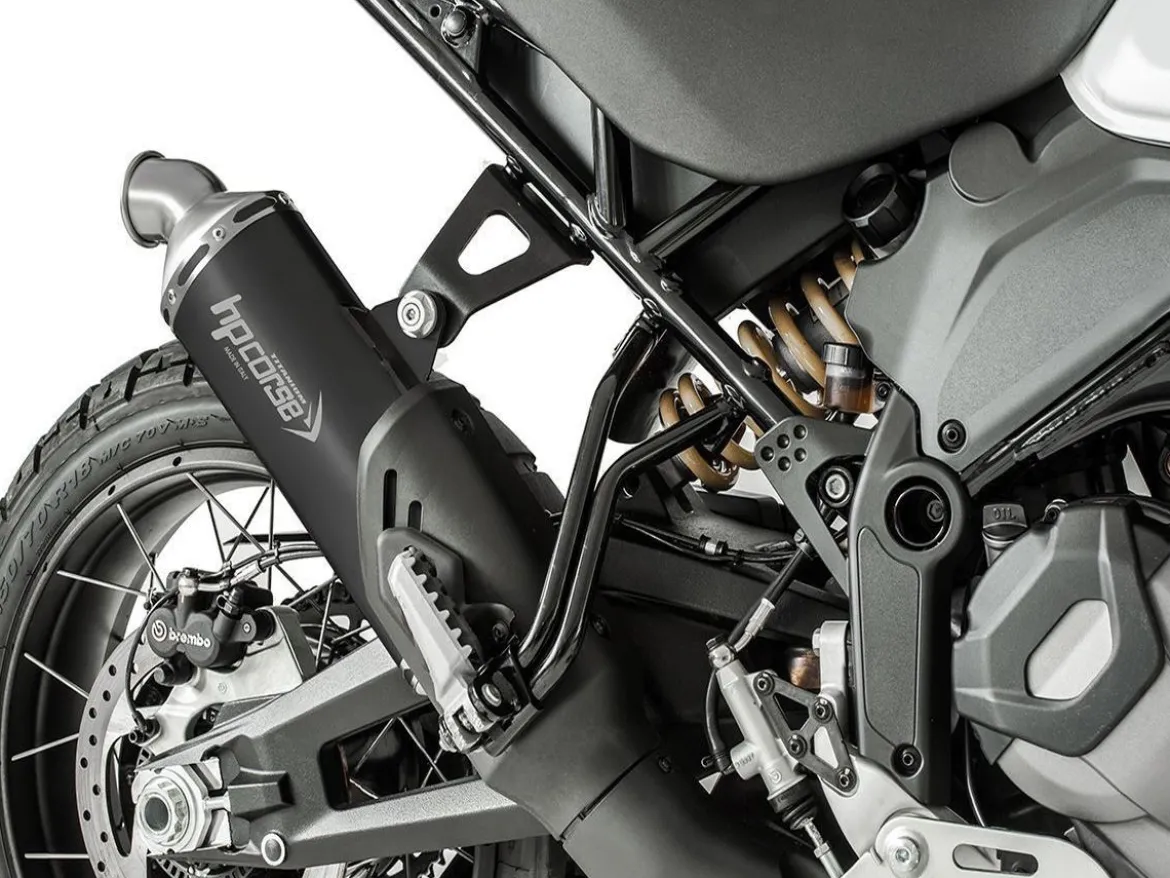 TERMINALE SP-1 SHORT BASSO HP CORSE TITANIO NERO DUCATI DESERT X 2022-2023