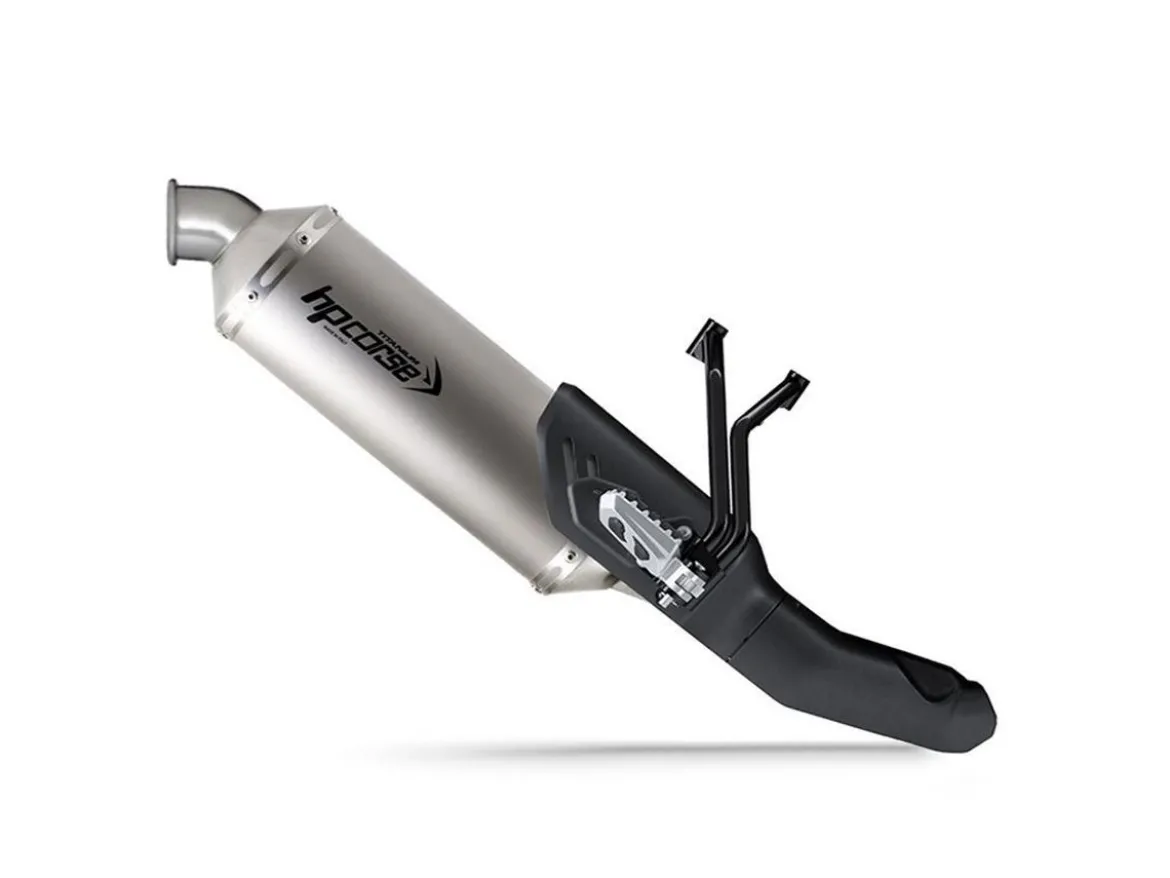 TERMINALE SP-1 SHORT BASSO HP CORSE TITANIO DUCATI DESERT X 2022-2023
