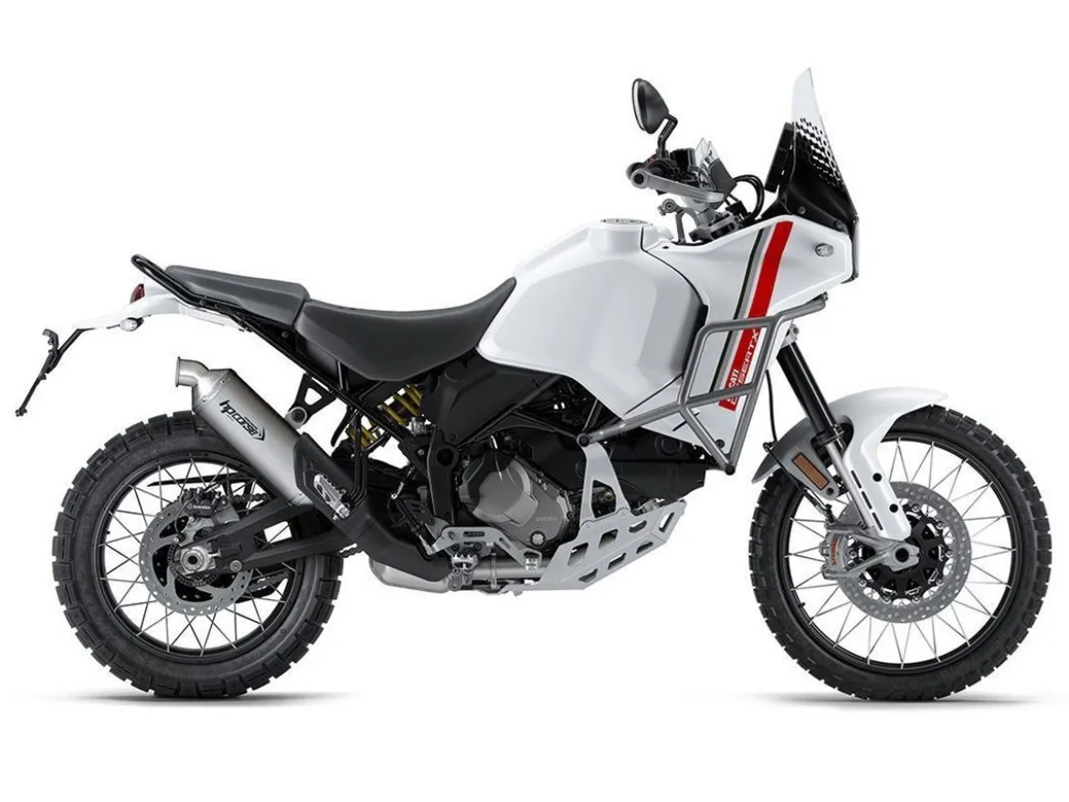 TERMINALE SP-1 SHORT BASSO HP CORSE TITANIO DUCATI DESERT X 2022-2023