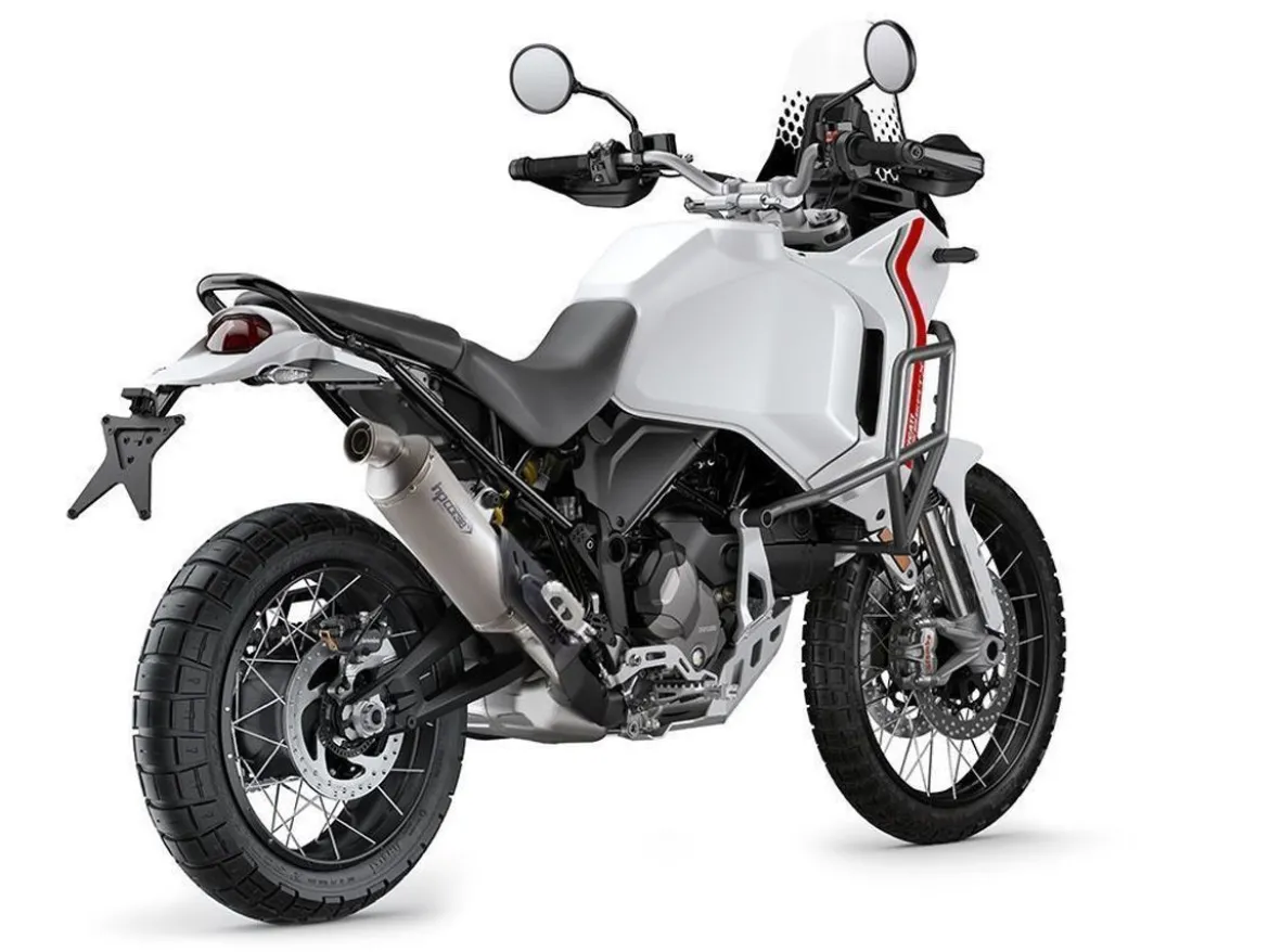 TERMINALE SP-1 SHORT BASSO HP CORSE TITANIO DUCATI DESERT X 2022-2023