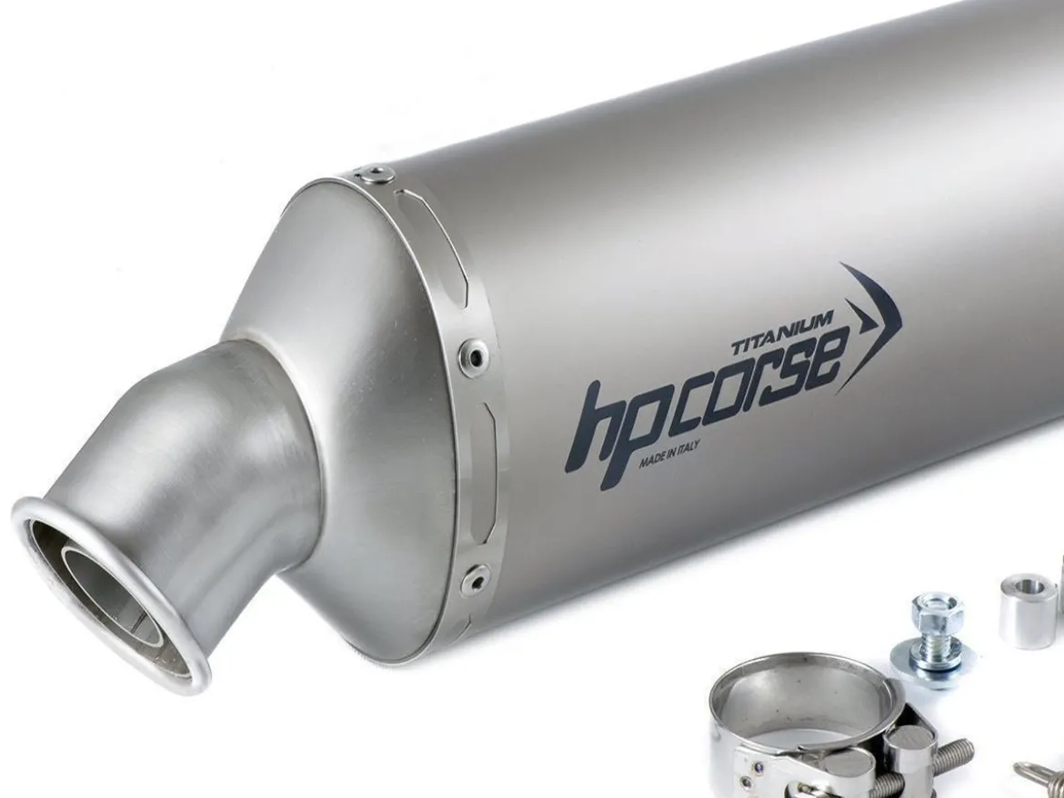 TERMINALE SP-1 SHORT BASSO HP CORSE TITANIO DUCATI DESERT X 2022-2023