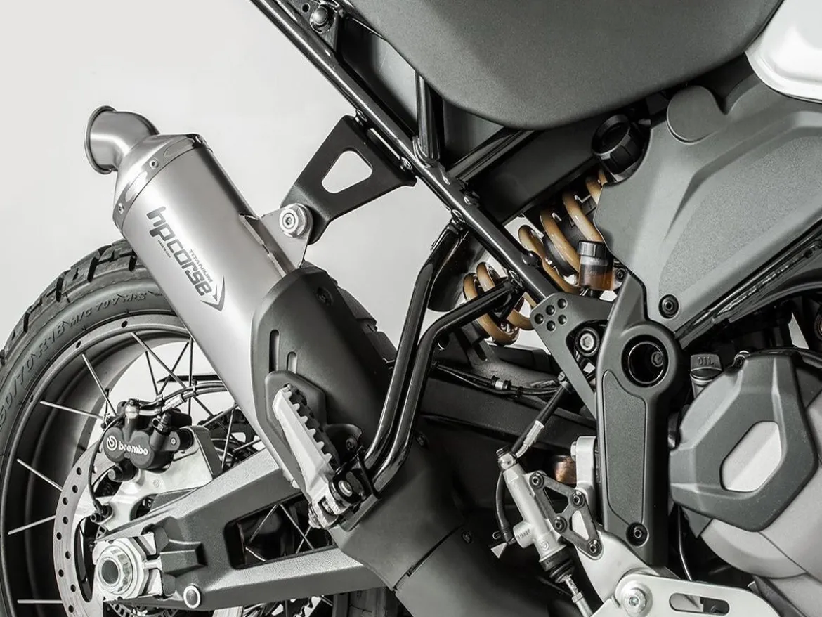 TERMINALE SP-1 SHORT BASSO HP CORSE TITANIO DUCATI DESERT X 2022-2023