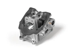 TESTA V4 HEAD 74-75,5 IN ALLUMINIO AD H2O PER MAXISCOOTER DA 200 A 300 CC MALOSSI PIAGGIO X9 4V 125 4T LC