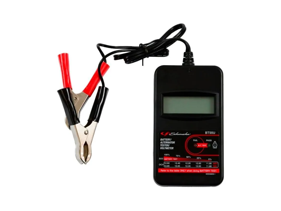 TESTER BATTERIE + VOLTMETRO BT55 6/12V SCHUMACHER