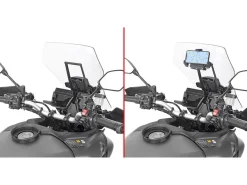 TRAVERSINO SUPPORTO CELLULARE GIVI YAMAHA TRACER 9 / GT 2021-2023