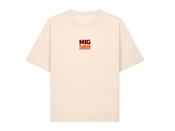 T-SHIRT OVER PREMIUM UFFICIALE MIG BABOL RACING PODCAST NERA 100% COTONE