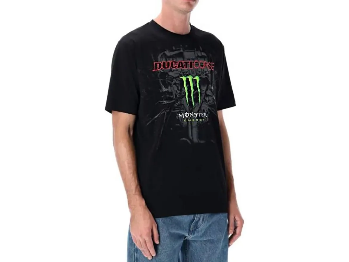 2535901 T-SHIRT UFFICIALE DUCATI DUAL MONSTER GREY HEART