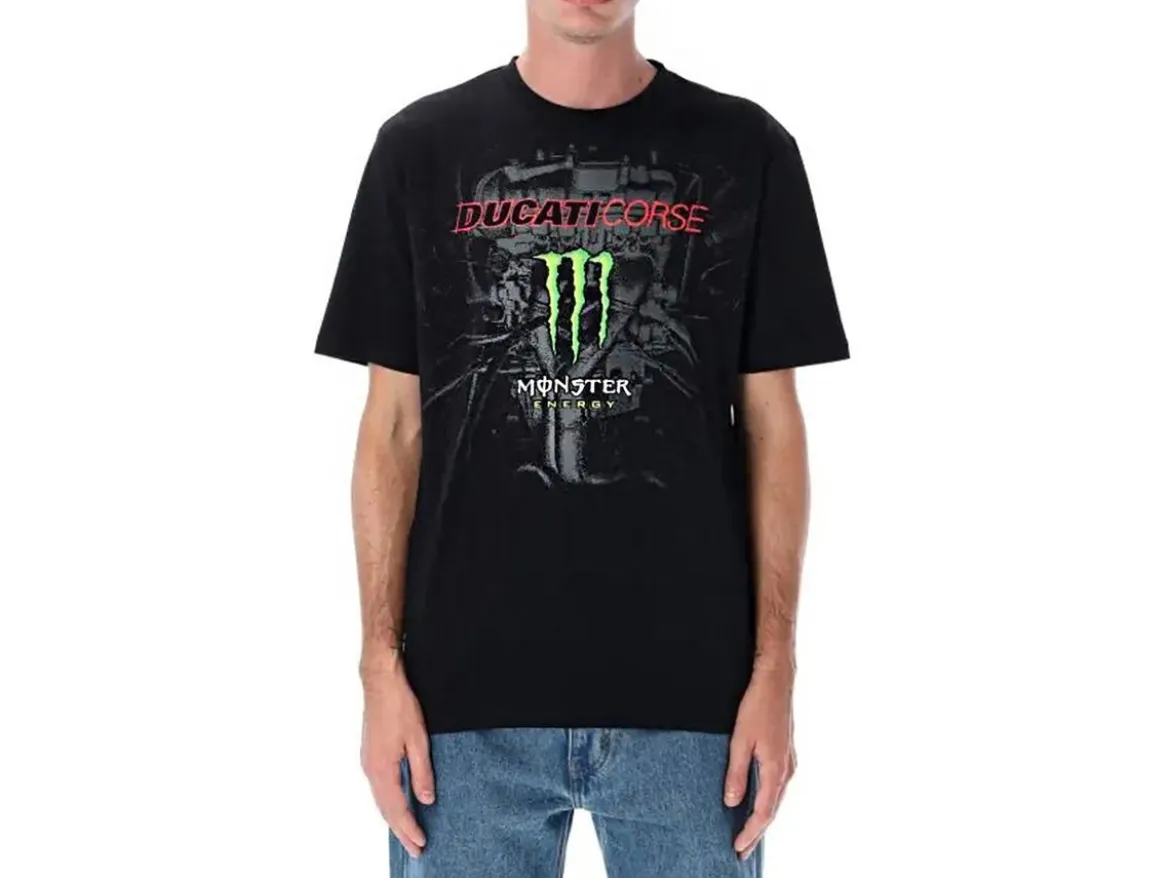 2535901 T-SHIRT UFFICIALE DUCATI DUAL MONSTER GREY HEART
