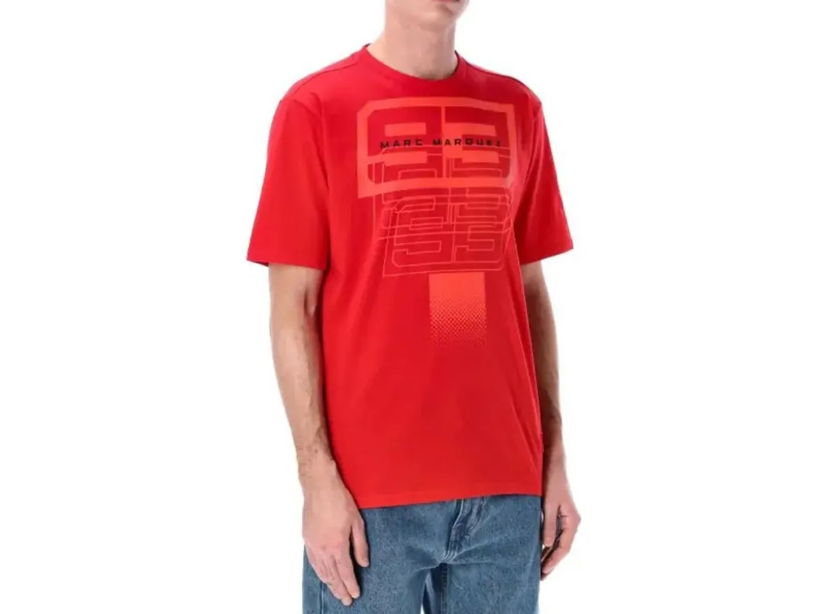 2533002 T-SHIRT UFFICIALE MARC MARQUEZ 93 ROSSO