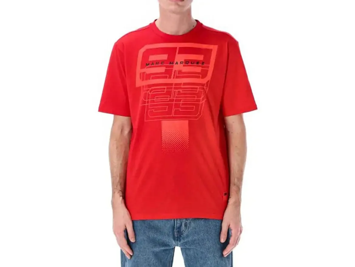 2533002 T-SHIRT UFFICIALE MARC MARQUEZ 93 ROSSO