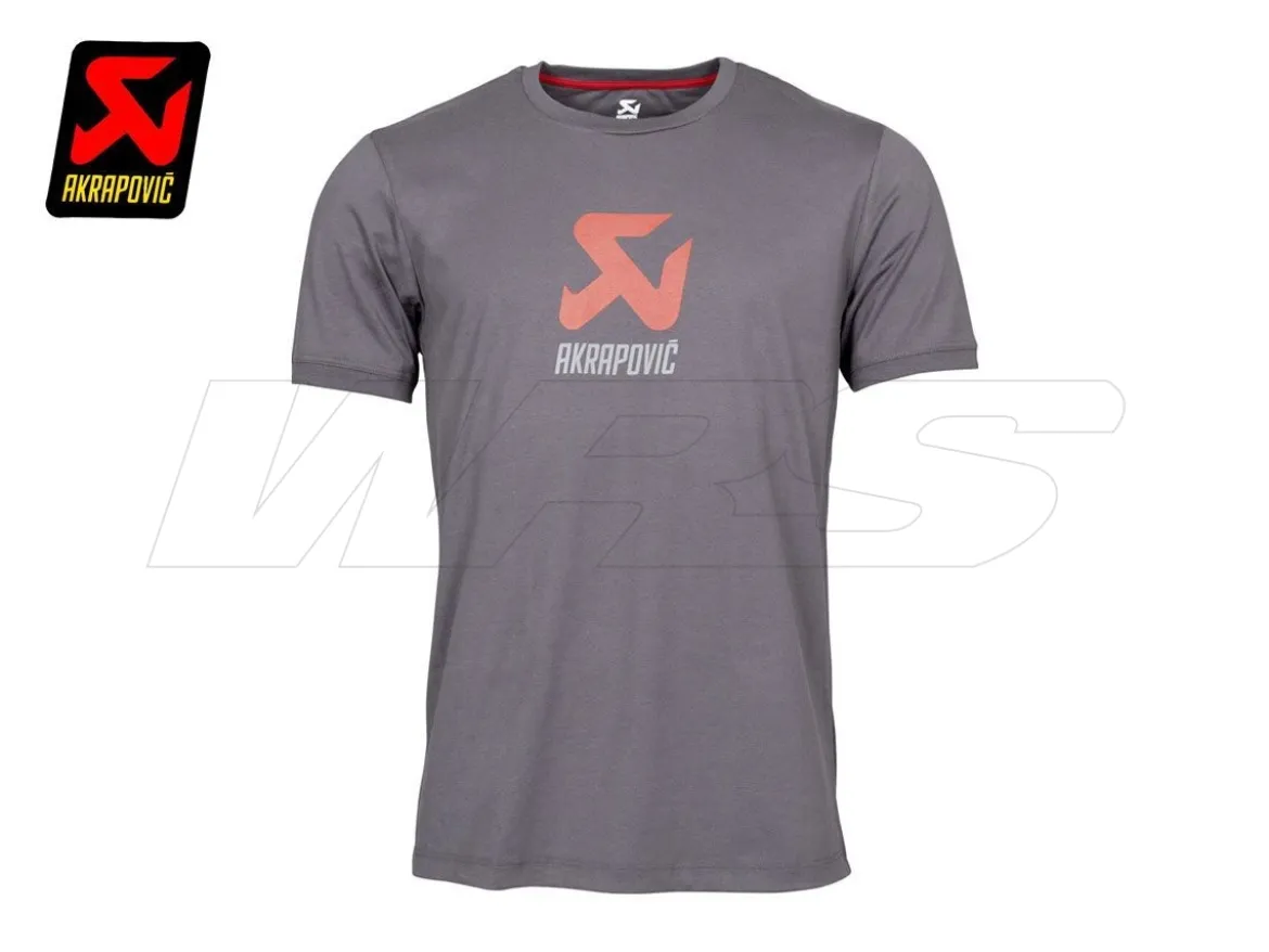 T-SHIRT UOMO GRIGIA UFFICIALE AKRAPOVIC