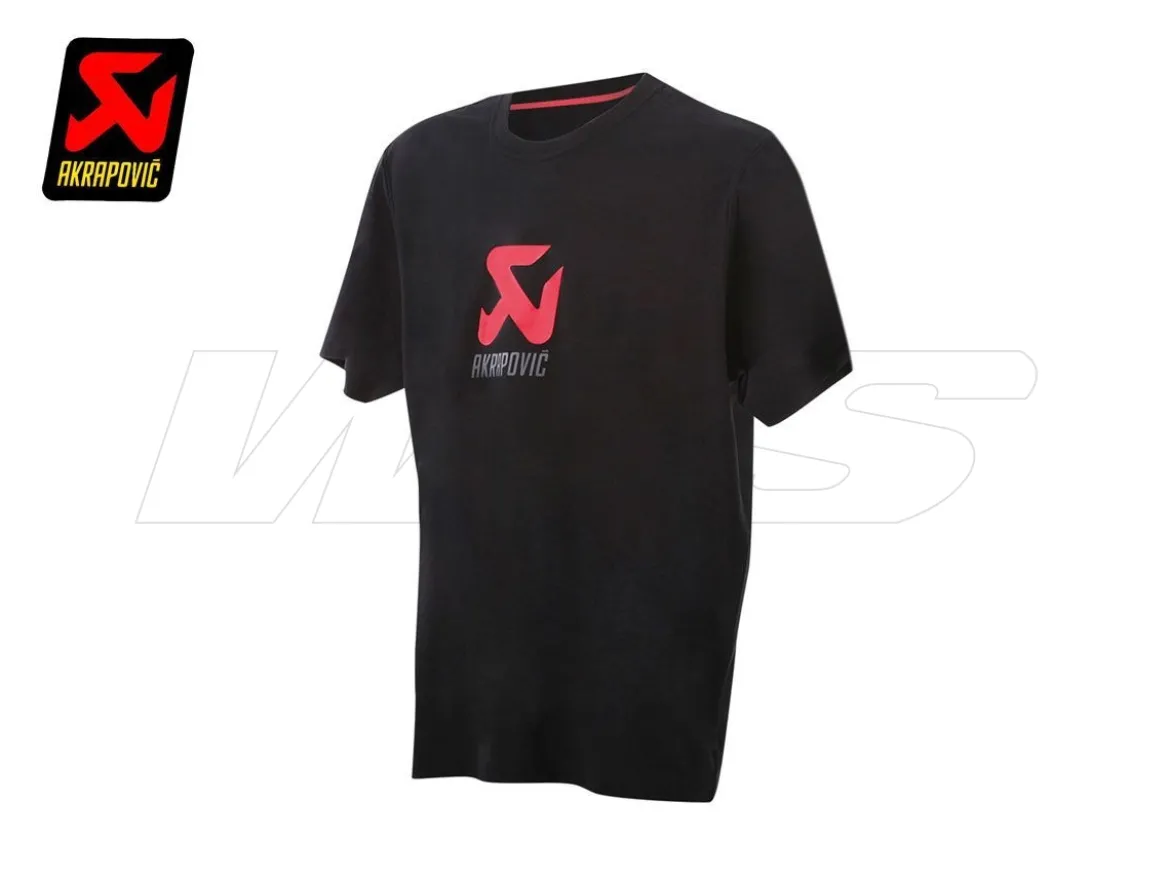 T-SHIRT UOMO NERA UFFICIALE AKRAPOVIC