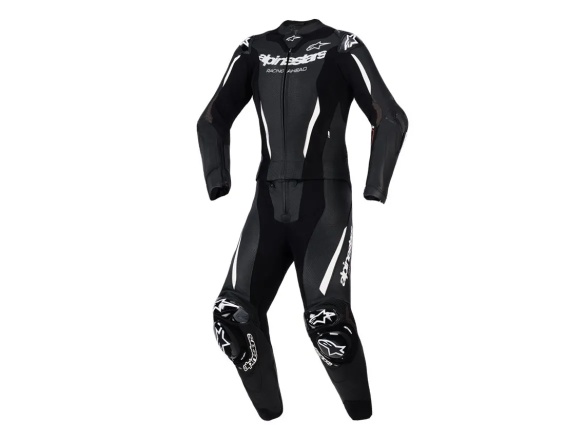 TUTA IN PELLE DONNA STELLA GP-R7 2 PEZZI NERO ALPINESTARS