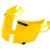 VISIERA ARAI STANDARD S.AD.SIS + PINS GIALLO PER CASCHI ARAI