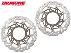 WK140L WK140R DISCHI ANTERIORI BRAKING SK2 HONDA CRF L AFRICA TWIN ABS 1000 2016-2017